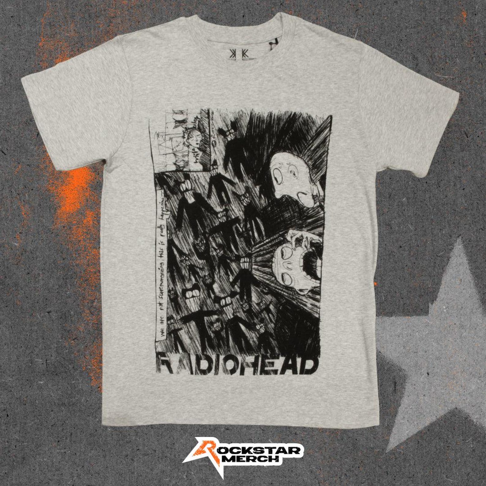 RADIOHEAD Scribble Band T-Shirt S