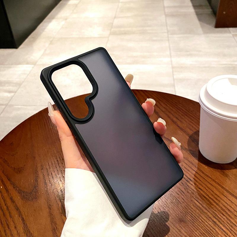 

Подходит для чехла для телефона Samsung S25ultra Phantom Матовый на ощупь как кожа S25Plus Противоударный Высококлассный Защита от отпечатков пальцев Чехол S25 Samsung S25ultra