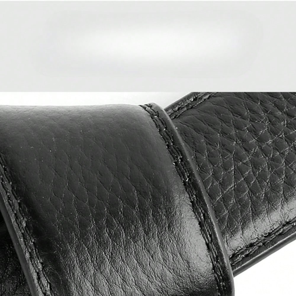 Belt Automatic Buckle Double Open Edge Belt Strip Business Men