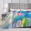 Monsters, Inc. Blankets Cute Cartoon Boo  Flannel Throw Blanket Bedding Couch Decoration Ultra-Soft Warm Bedspreads