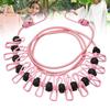 With 12 Clothespins Outdoor Clothesline Windproof Non-Slip Clotheslines  Outdoor Travel Camping