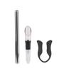 Wine Chiller 3-in-1 Stainless Steel Wine Bottle Cooler Stick Freezer with Aerator and Pourer and Aerating Wine for Christmas