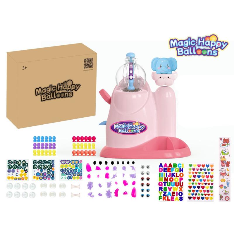 Crossborder Bobo Sticky Play Toy Diy Bouncing Ball With Bubble Maker For Kids