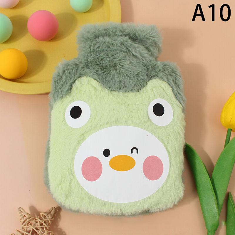 Cartoon Plush Puppy Water Bottle Water Filling Velvet Small Portable Student Hand Warmer Cute Warm Water Bag