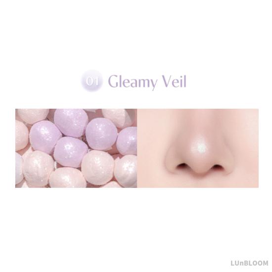 Rom&nd Прозрачная фиксирующая пудра в шариках 15 г 01 Gleamy Veil