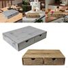 Coffee Pod Holder Countertop Storage Maker Machine Stand Vintage Wooden Organizer for Office