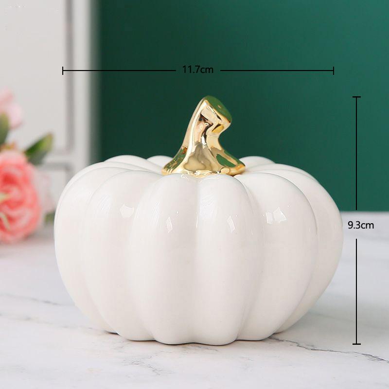 Chinese Mascot Ceramic Pumpkin Decoration Home