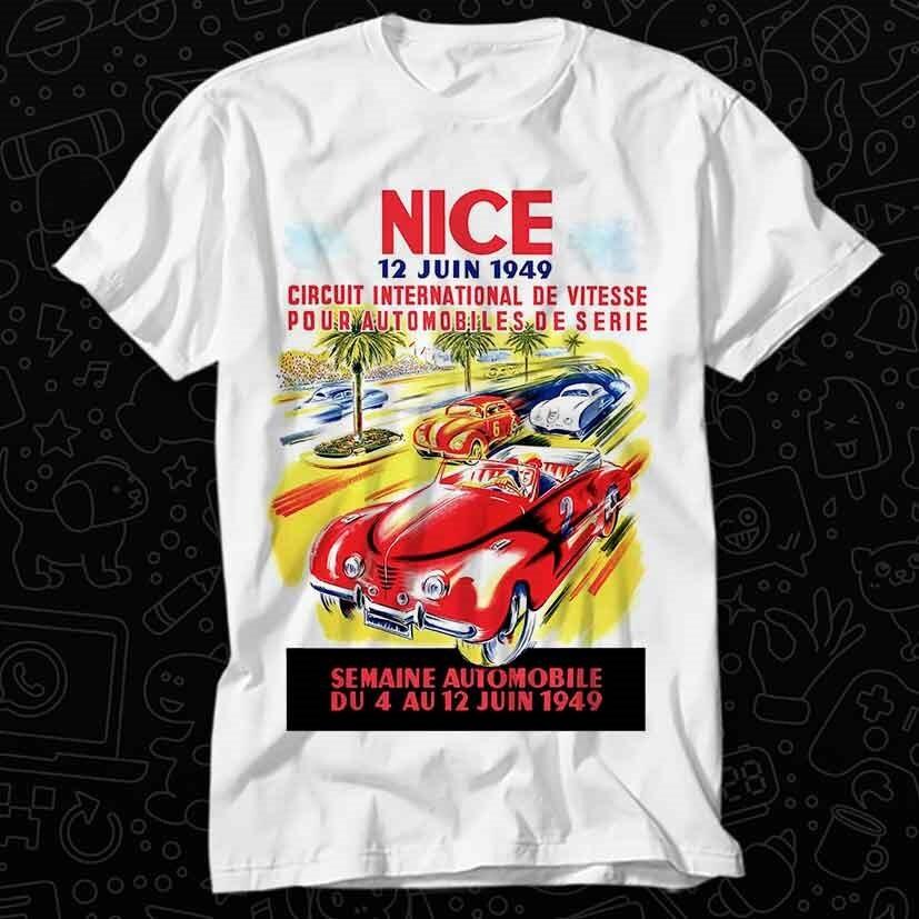 

1949 Nice France Circuit Automobile Race T Shirt 520 S