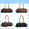 Vintage Womens Underarm Purse With Seaming Detail Ideal For Commuting And Casual Outings