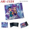 Anime Cartoon Rumi Zoey Demon Hunters PU Leather Wallet Card Bag Birthday Gift