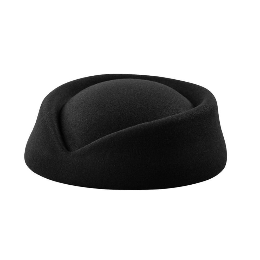Fashion Stage Performance Beret Hat Cosplay Masquerade Party Airline Stewardess Caps Uniform Caps