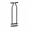 Spike Aerator with Foot Pedal Ergonomic Manual Lawn Matte Black