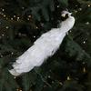 Colorful Christmas Bird Ornaments Glitter Feather Simulation Peacock  Parties Supplies