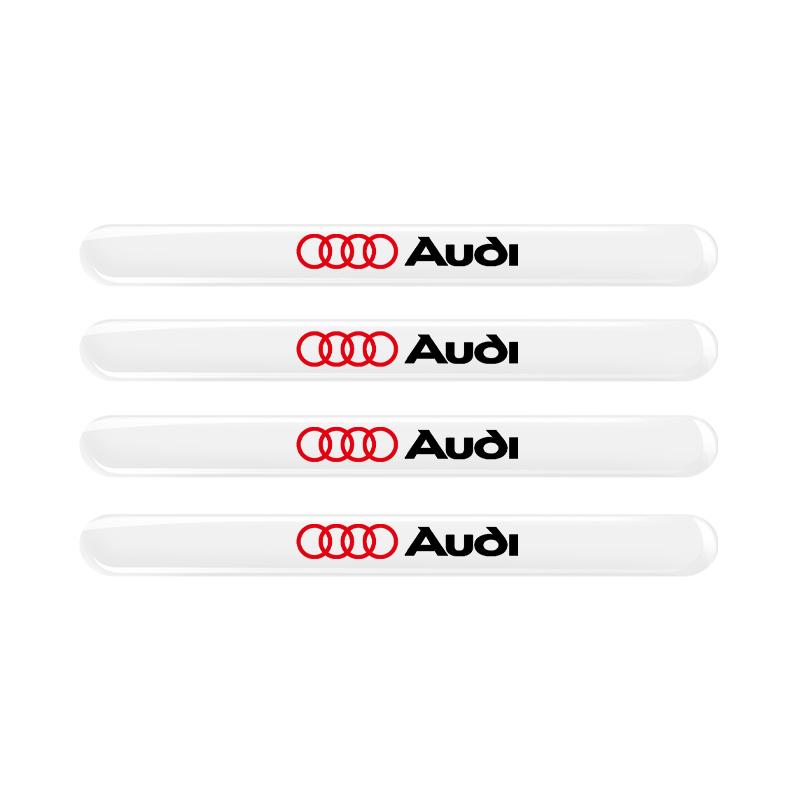 Car Door Bowl Scratches Stickers For 8w Sline A3 Q5 Q8 A4 B8 B7 A6 C7 A5 A7 A8 B9 B6 C6 Q3 Q4 RS3 RS4 RS5 sq3 Car accessoriesw8