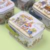 Vintage Small Suitcase Storage Tinplate Candy Box Gift Box Easter Decoration