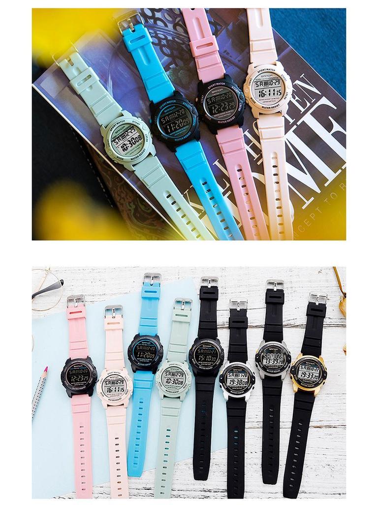 Sanda Unisex Multifunctional Electronic Sport Watch for Students