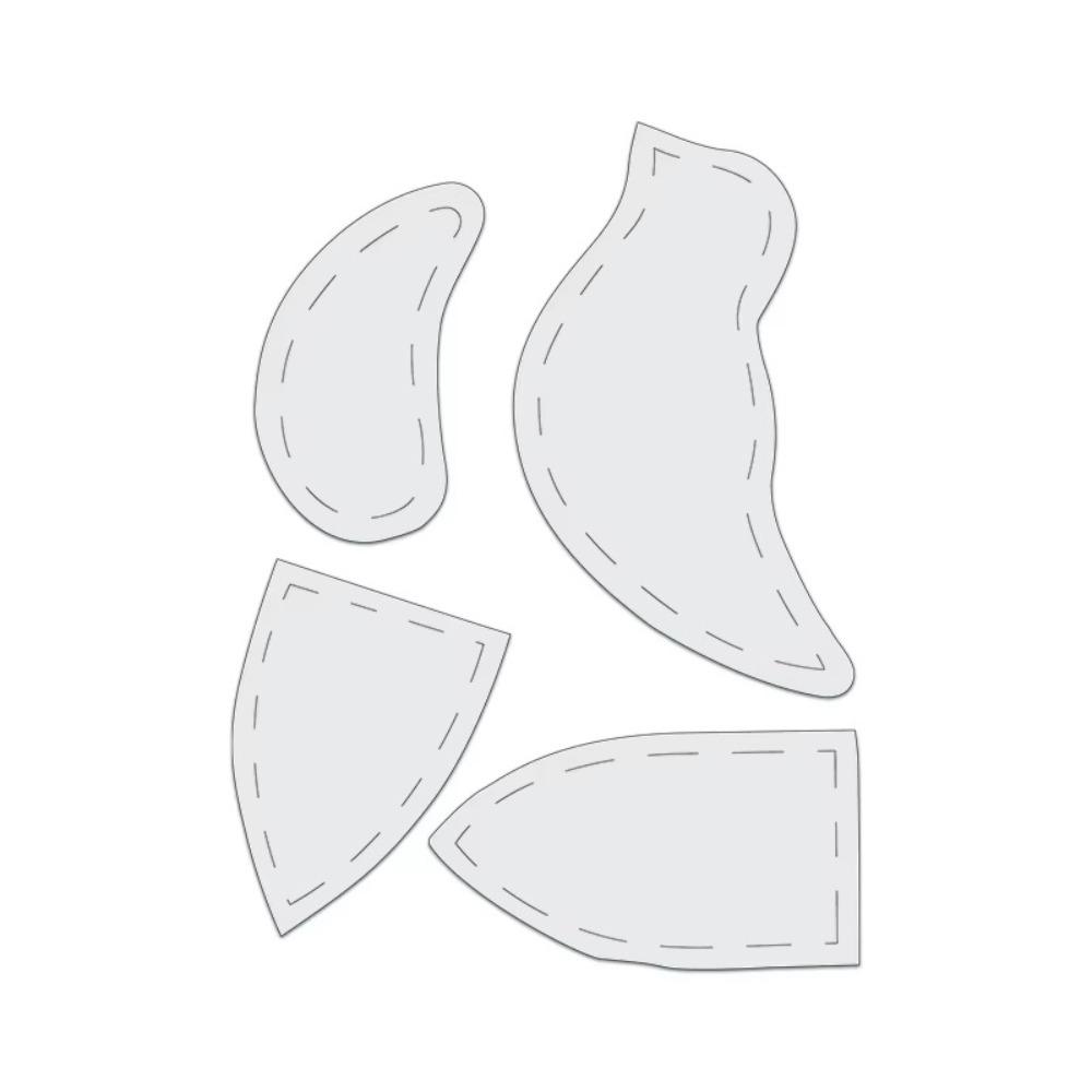 

4PCS/SET DIY Quilting Templates Acrylic Patchwork Template Bird Sewing Template Craft Enthusiasts 4PCS/SET