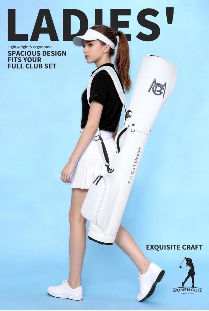 PGM Women's Large Capacity Golf Bag - Waterproof and Portable, Fits 12 Clubs