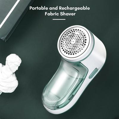 Portable Fabric Shaver Lint Remover Sweater Defuzzer Battery Powered with Upgraded 3-Leaf Blades