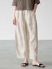 Pantaloni Casual da Donna 100% Lino Puro - Nuova Collezione Primavera/Autunno 2026, Traspiranti, Ampi, Gamba Dritta.
