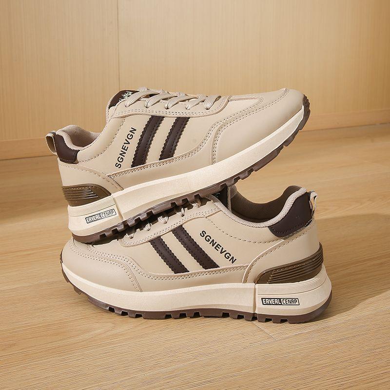 Women's Shoes Spring 2025 New Lightweight Soft-soled Casual Sports Shoes Running Shock-absorbing Forrest Gump Shoes Student Dad Shoes Women