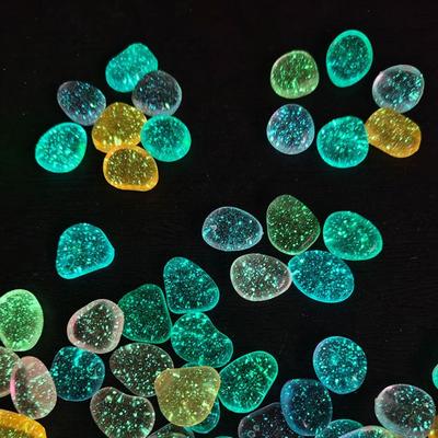 Piatră Luminoasă Colorată Strălucitoare în Întuneric Piatră Decor Acvariu pentru Decorare Alei