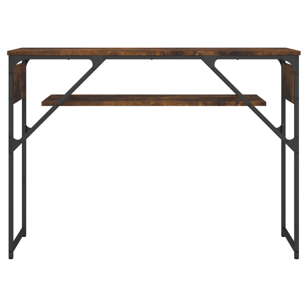 Vidaxl Stolik Konsolowy, Przydymiony Dąb, 105X30X75 Cm