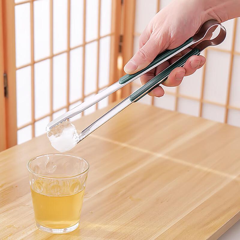 30CM Stainless Steel BBQ and Ice Tongs