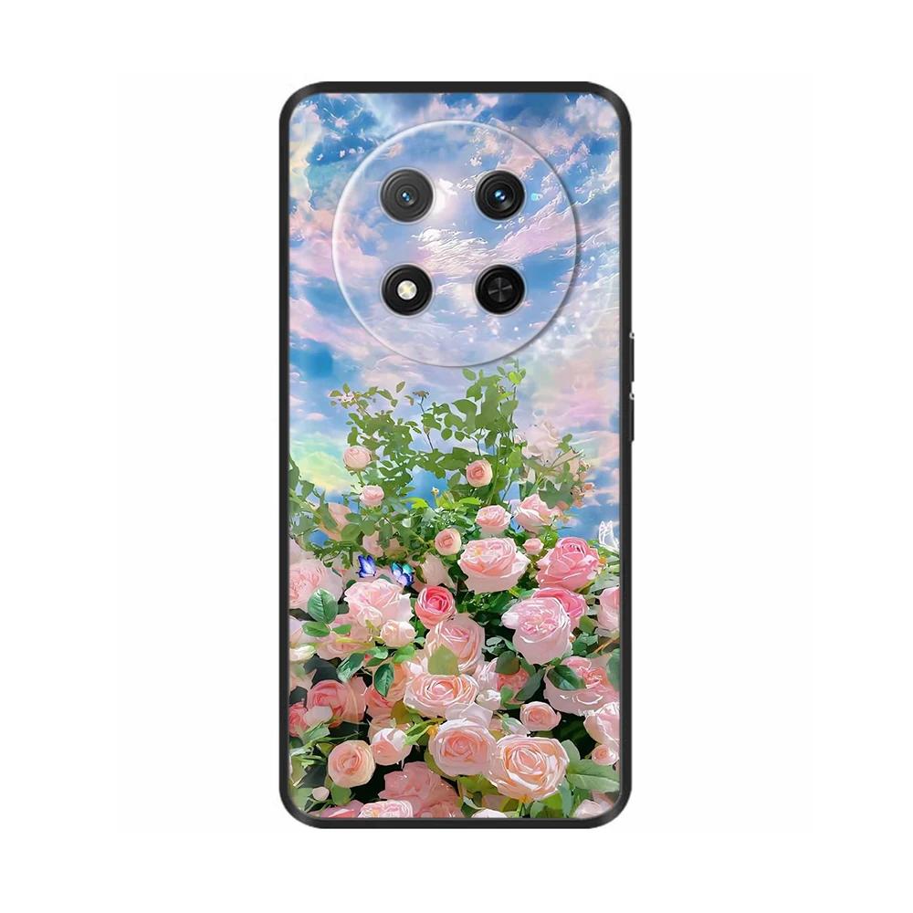 Für Honor Magic7 Lite 5G Hülle Blume Weiche Silikonhülle Für Coque Honor Magic7 Lite Hülle Magic 7 Handyhülle Magic7 Pro Schalen