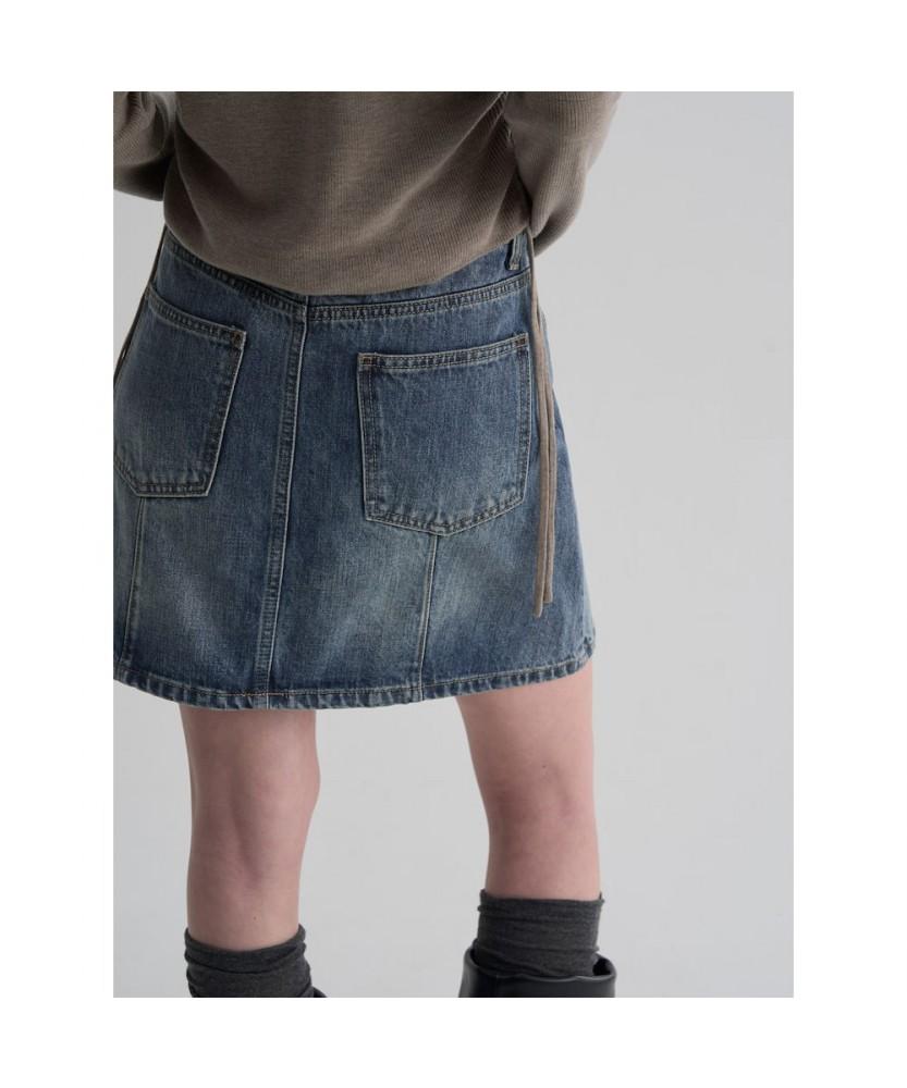 8SECONDS Denim Mini Skirt Blue