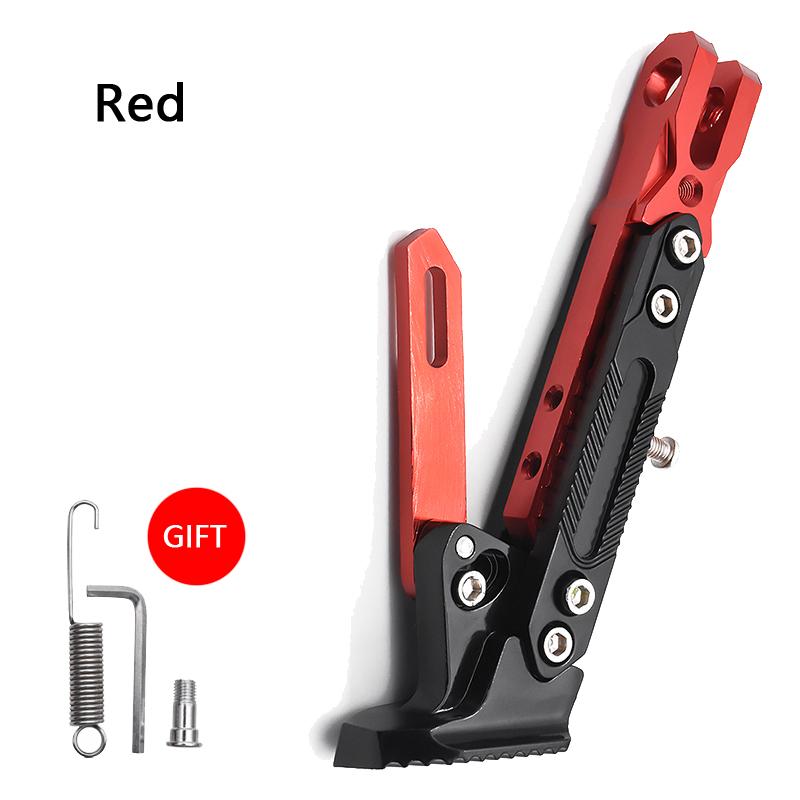USER-X Adjustable CNC Metal Motorcycle Foot Bracket Kick Side Bracket Durable Corrosion Resistant Bracket Motorcycle Stand
