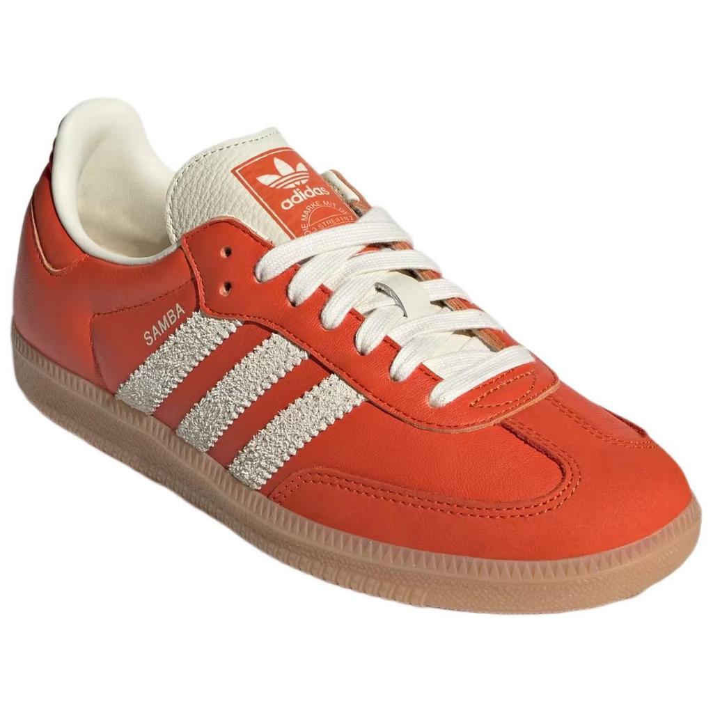 Adidas Samba OG Collegiate Orange Cream Women Sneakers Cream-White Gum-3 JI2737