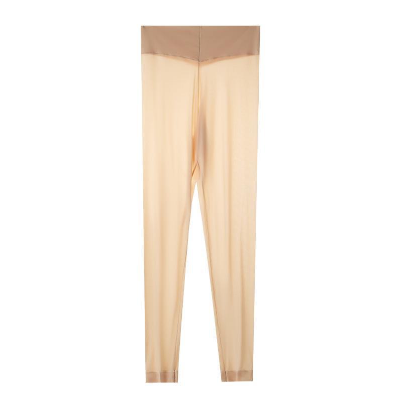 

Ультратонкие бесшовные теплые леггинсы с высокой талией и гиалуроновой кислотой - женские антистатические колготки на осень One size