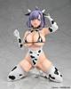 Nukitashi THE ANIMATION Misaki Azemi Cow Print Costume Scale PVC Painted Complete Figure Q-six 1/5