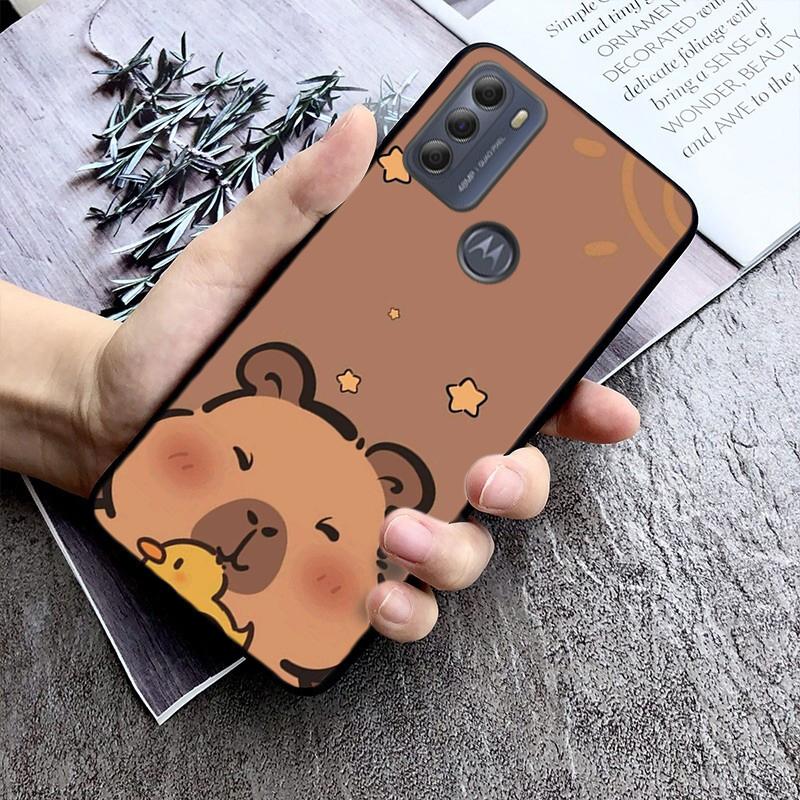 

Cute Capybara Phone Case For Motorola Moto G85 G55 G05 G14 G75 G31 G50 G10 G20 G30 G60 G13 G32 G84 G54 G53 G72 G24 Power Moto G84
