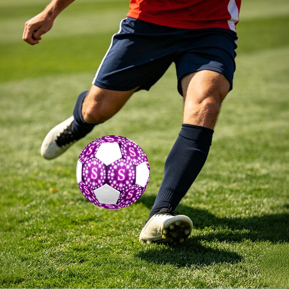 1pc Letter S Lightweight PVC Training Soccer Ball, Size 5, Suitable for Indoor and Outdoor TrainingGift Y60331