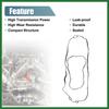 Motoforti 1 Set Valve Cover Gasket 12636177 for Chevrolet Malibu 2016-2022 for GMC Terrain 2018-2022 Rubber Black Long-lasting