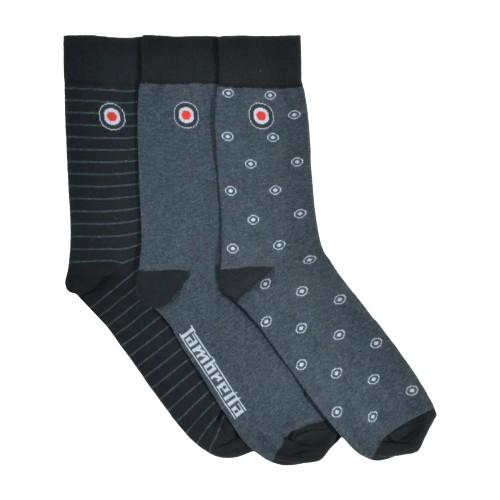 Lambretta Mens Target Socks (Pack of 3)