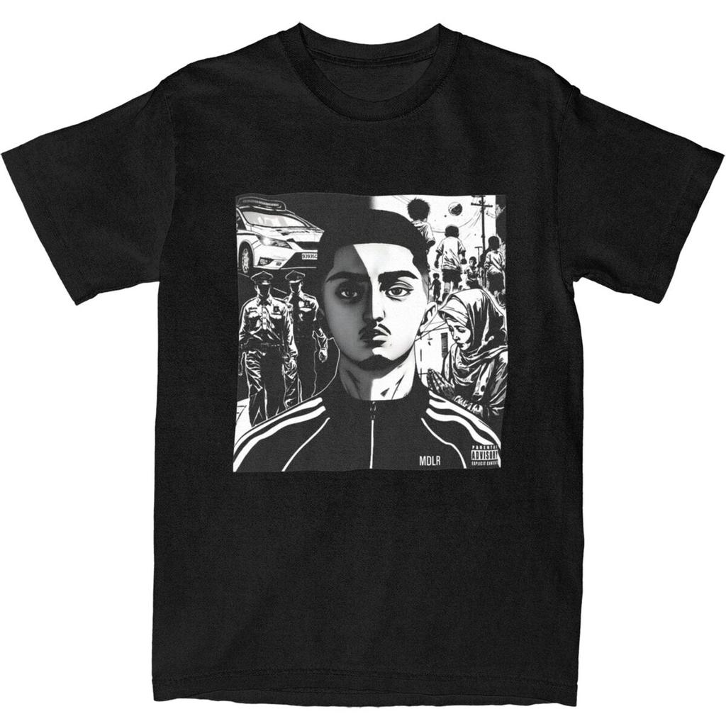 Geschenk Rapper Morad T-Shirt Für Unisex M.D.L.R Album Tour Hip Hop 100% Baumwolle T-Shirts Kurzarm