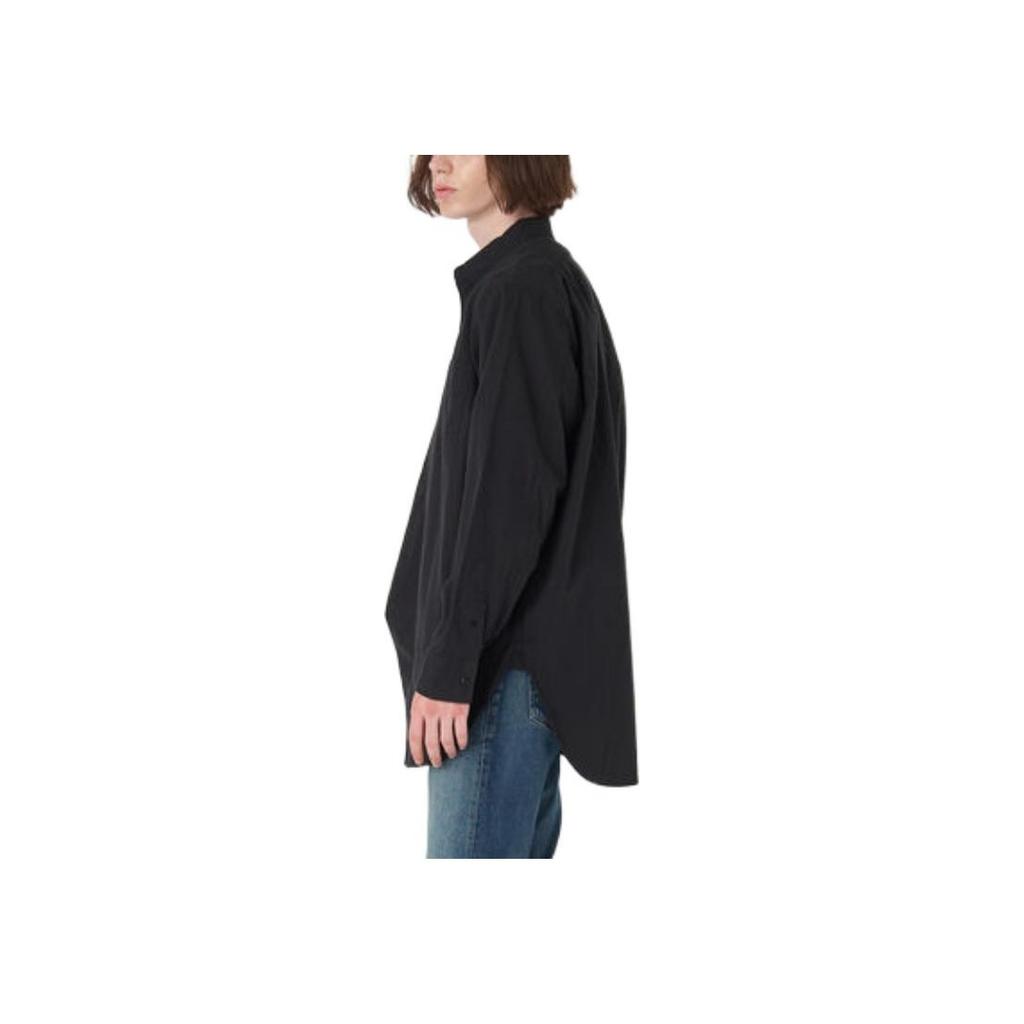 Levis Solid Color Button-Down Long Sleeve Shirt Men shirts Black A2176-0005