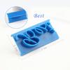 6Pcs Blessing Letter Cake Mold Fondant Chocolate Decorating Home DIY Baking Tool