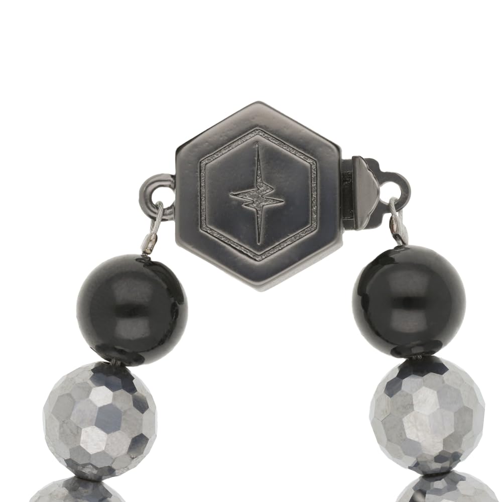 [ZAAP] Tech Necklace BT8 Natural Stone Black Tourmaline (Black Tourmaline 8mm / Large Size 47cm)