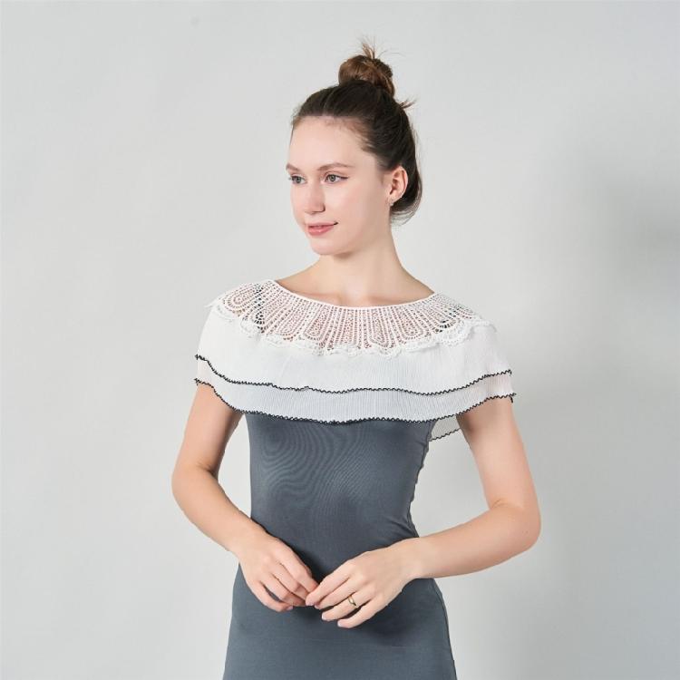 Multiuse Lace Shawl for Formal Occasion All Matching Casual Wear Shoulder Wrap Decorative Collar Shawl for Cheongsam