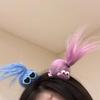 Super Cute Plush Doll Hair Clip Funny Sunglasses Design Ugly Cute Dopamine Duckbill Hairpin Girls Present