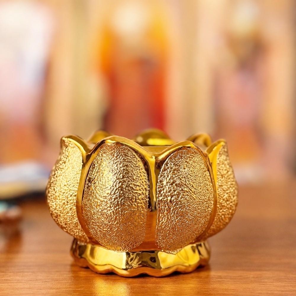 Decorative Lotus Incense Burner Traditional Incense Bowl Chinese-Style Incense Censer Meditation