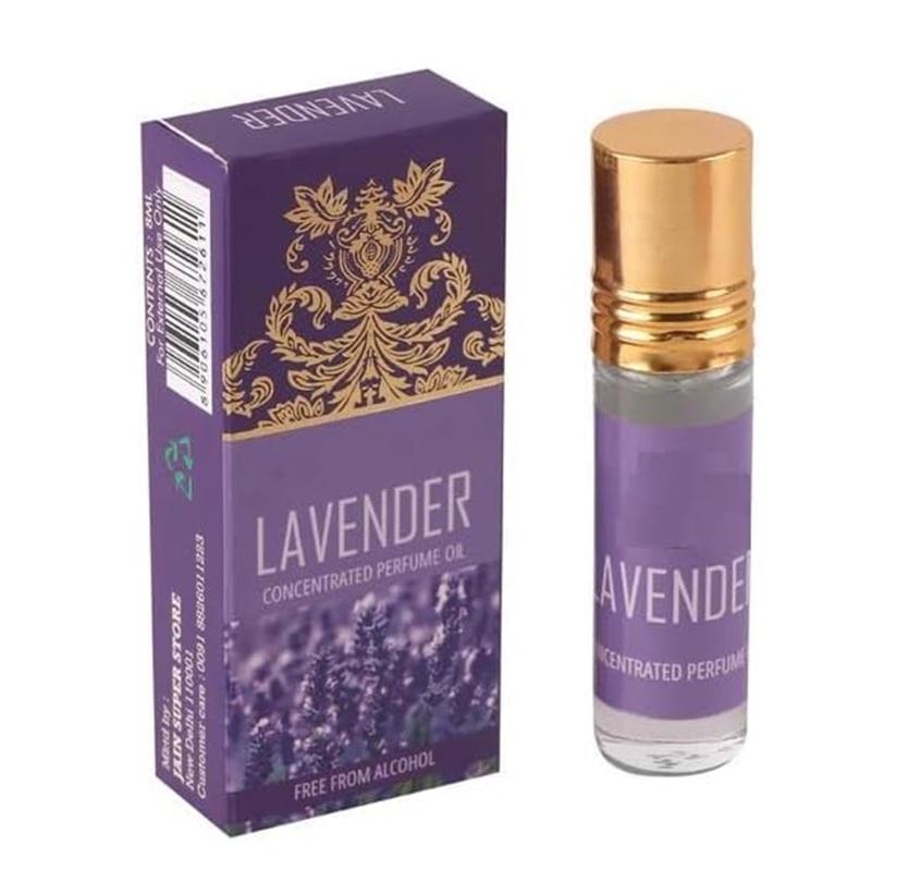 Aceite de Perfume Concentrado Natural Attar Para Larga Duración Con Rollon Fácil de Aplicar Para Hombres y Mujeres - 8 ML