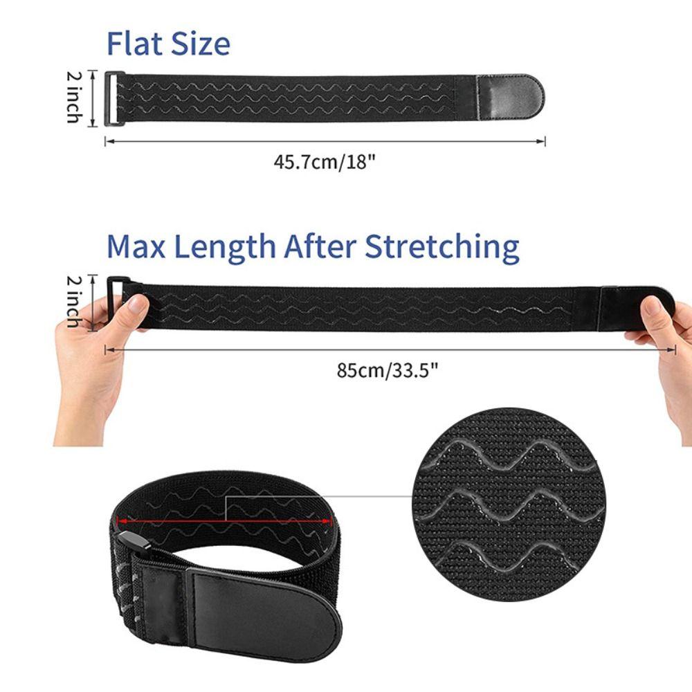 Multipurpose Elastic Straps with Anti-Slip Strips Fastening Securing Tape Loop Cinch Straps  Cable