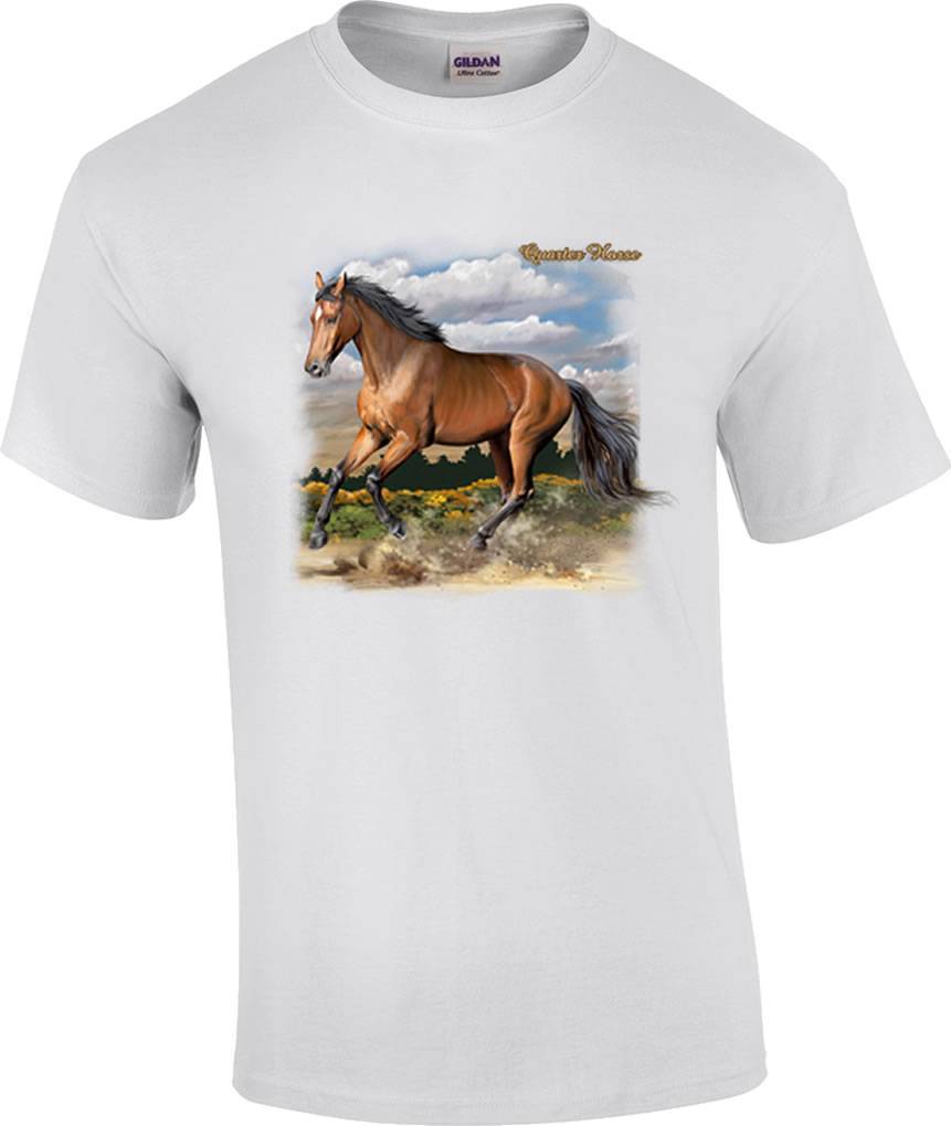 Cowboy Cowgirl Quarter Horse T-Shirt XL