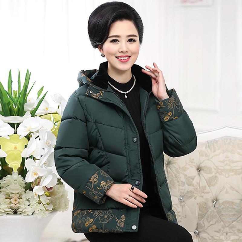 Women's Winter Warm Zipper Jacket Loose Jacket Vintage Casual Loose Printed Top