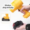 Powerful Brushless Batteries Leaf Blower Duster With Turbocharged Fan Design For Outdoor Cleaning And Car Garden Use
